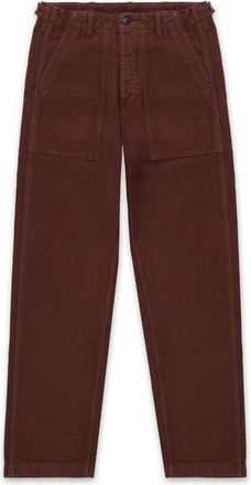 Fortela Wnewfatigue Moleskin Fatigue Trousers in Burgundy at Nordstrom, Size 28 32 Eu