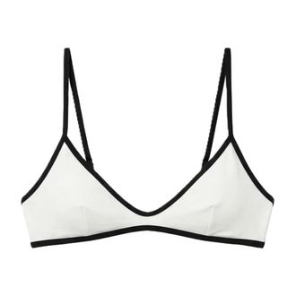 MC2 Saint Barth Bikinis, female, White, Size: S Paloma String Top Bra With Deep Neckline