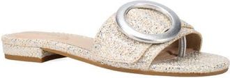 Pelle Moda Bianka Slide Sandal in Silver at Nordstrom, Size 7.5