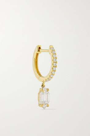 Anita Ko Orecchino Singolo In Oro 18 Carati Con Diamanti Huggies