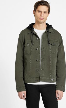 Guess Brayden Hooded Denim Jacket