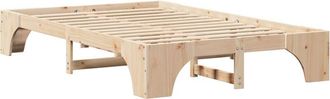 vidaXL Bed Frame Solid Pine Wood 207 x 127 x 30 cm Solid pine wood Vidaxl