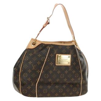 Louis Vuitton Pre-owned Monogram Canvas Shoulder Bag - Dames - Pre-owned - Bruin - Maat: ONE Size Leer