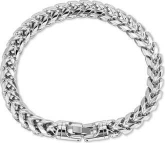 Eye Candy Los Angeles Mens Kegan Rope Chain Bracelet in Silver at Nordstrom Rack