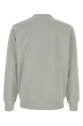 C.P. Company Mens Grey Stretch Cotton Sweatshirt Flintgrey Exterior: Elastane Felpe Sweater