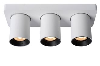 Lucide NIGEL Dimmable Stylish Decorative Indoor LED Ceiling Spotlight GU10 in White