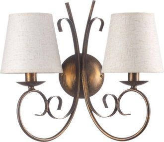 Onli applique onli pompei 2 luci bronzo, e14