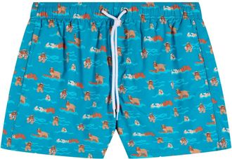 Sundek Turquoise Boardshorts voor Mannen - Heren - Strandmode - Blauw - S - Badmode