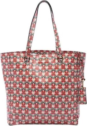 Miu Miu Pre-owned Madras Tote - Dames - Vintage Shopper - Rood - ONE Size - Leer - Vintage