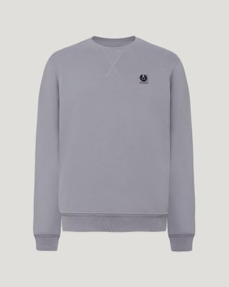 Belstaff Sweatshirt Mens Cotton Fleece Faded Indigo Size 2XL