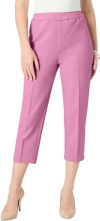 Roaman's Plus Size Bend Over Capri Pant in Mauve Orchid at Nordstrom, Size 20