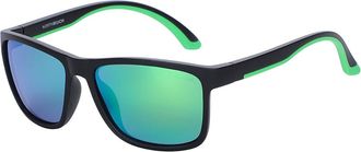 North Beach Mezze Polarized 70800 Mens Sunglasses Black Size 58