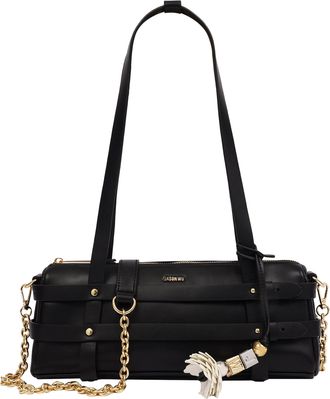 Jason Wu Harness East/West Handbag with Convertible Chain Strap & Floral Charm