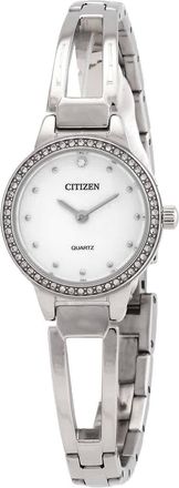 Citizen Quartz Crystal White Dial Ladies Watch EZ7011-88A