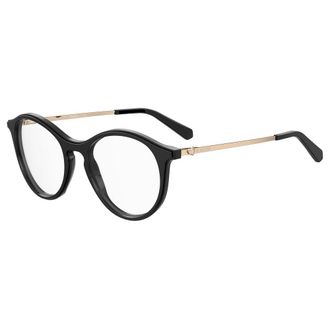 Love Moschino Black Haircalf Womens Frames