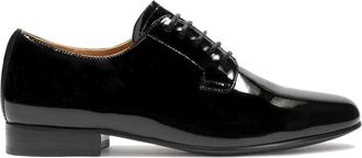 Kazar Dames veterschoenen gelakt half - Dames - Veterschoenen - Zwart - 37 EU - Leer - Schoenen