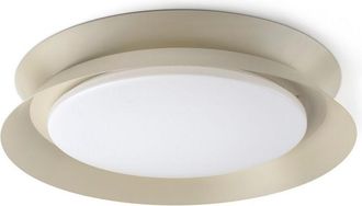 Faro Barcelona Faro Tender Flush Ceiling Light Light Grey 2700K