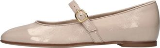 Luca Grossi Ballerinas van lakleer - Dames - Ballerinas - Beige - 36 EU - Leer - Schoenen