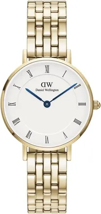 Daniel Wellington Accessoires, Dames, Geel, ONE Size, Petite Roman Numerals 5-Link