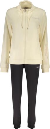 Freddy S26Wtrk 1 Sweatshirt And Broeken Set - Dames - Trainingspakken - Beige - L - Katoen - Fitness