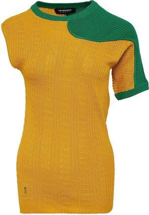 Kiko Kostadinov T-shirt asimmetrica - Giallo