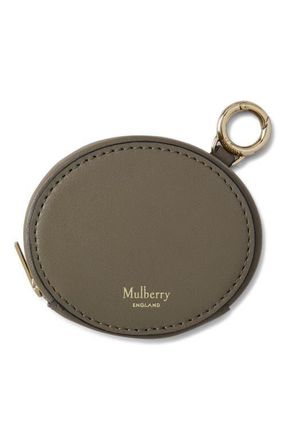 Mulberry Zipped Case Keyring in Linen Green at Nordstrom