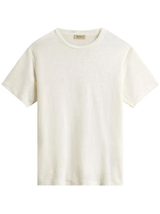 Woolrich linen T-shirt - men - Linen/Flax - 3XL - White