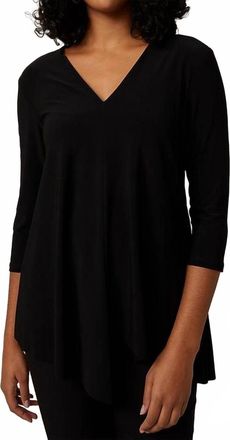 Joseph Ribkoff Asymmetrical Top In Black