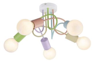 Rabalux Plafoniera Dkl Italia Linett Multicolore 5xe27 - Drx6340