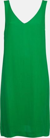 Marni Green Crepe Sleeveless Mini Dress