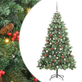 vidaXL &Aacute;rbol De Navidad Artificial Verde 210 Cm Pvc Y Metal Vidaxl