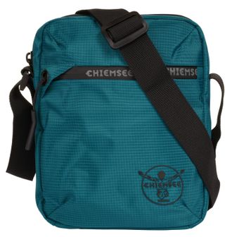 Chiemsee Umh&auml;ngetasche CHIEMSEE LIGHT N BASE, Damen, Gr. B/H/T: 17cm x 22cm x 4cm onesize, blau (t&uuml;rkis), Kunstfaser, leicht gl&auml;nzend, unifarben, Taschen Umh&auml;n