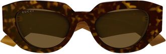 Gucci Sunglasses Gg1421 S 009 Brown/Brown Unisex