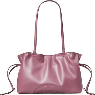 Tory Burch Small Ella Natuura Drawstring Tote in Mauve at Nordstrom