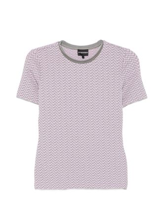 Emporio Armani Jersey ajustado con cuello redondo