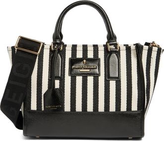 Kurt Geiger Chiswick Small Shopper Tote in Blk/white at Nordstrom Rack