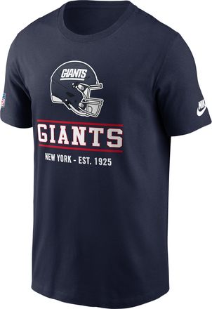 Nike New York Giants Essential Nike Mens Dri-FIT NFL T-Shirt in Blue | 02ET41SQ8I-TC1