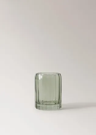 Mango Bicchiere spazzolino da denti vetro verde - Home - Taglia unica - MANGO HOME