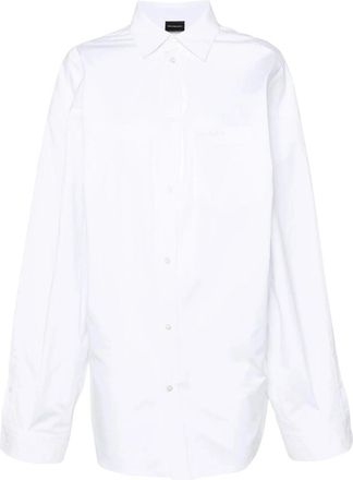 Balenciaga Asymmetric Poplin Shirt