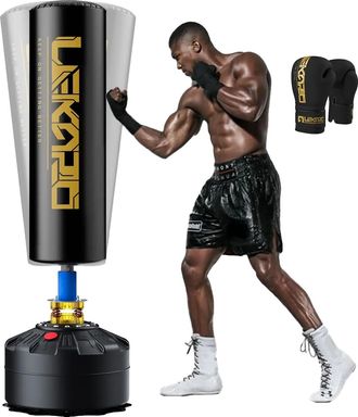 OEM Torre De Boxeo, Soporte De Entrenamiento Resistente, Perfecto Para Artes Marciales, Dorado/negro B