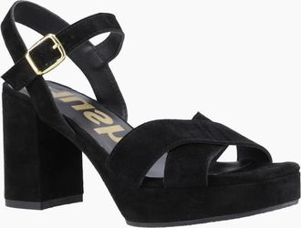 Hush Puppies Womens Ophelia Womens Heeled Sandals - Black - Size: 5