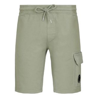 C.P. Company Casual Shorts, male, Green, Size: M Cotton Bermuda