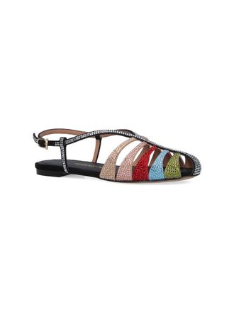 Ferragamo Womens Sandals Multicolour Upper: Goat Leather