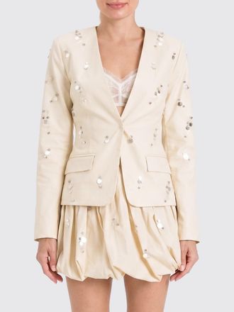 Twin-Set Blazer in cotone con paillettes