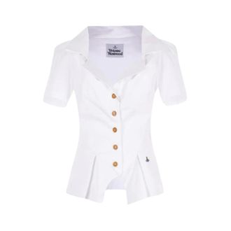Vivienne Westwood Mujer, Blusas y Camisas, Blanco, Talla: S