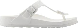 Birkenstock Flip Flops - Heren - Slippers - Wit - 46 EU - Schoenen