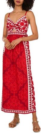 1.State Vineyard Caftan Dress in Goji Berry at Nordstrom, Size Large