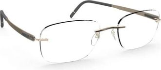 Silhouette 5555 Eyeglasses - unisex - Brillen - Grijs - 55 MM - Accessoires
