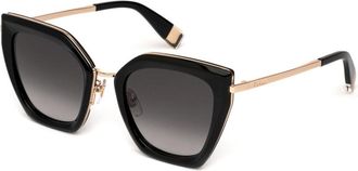 Furla SFU821 0700 Womens Sunglasses Black Size 52