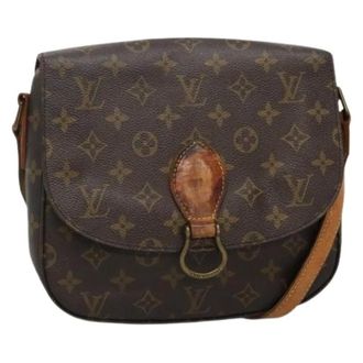Louis Vuitton Tweedehands Canvas Louis Vuitton tassen - Dames - Pre-owned - Bruin - Maat: ONE Size Leer